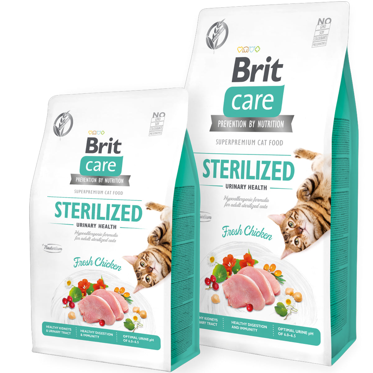 Grain-Free Cat Food for Urinary and Sterilized Health 2Kg