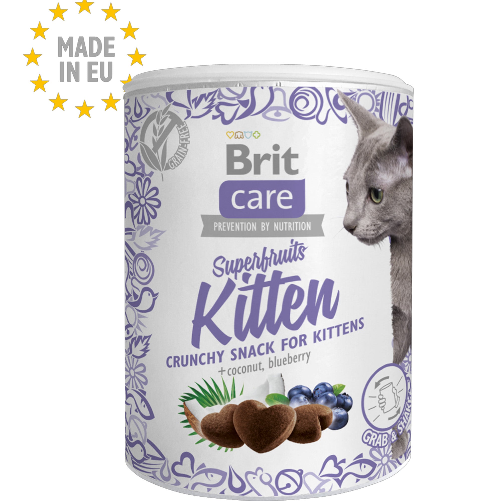Brit Care Cat Snack Superfruits Kitten 100g - Grain Free Brit Care Cat Snack Superfruits Kitten 100g - Grain Free