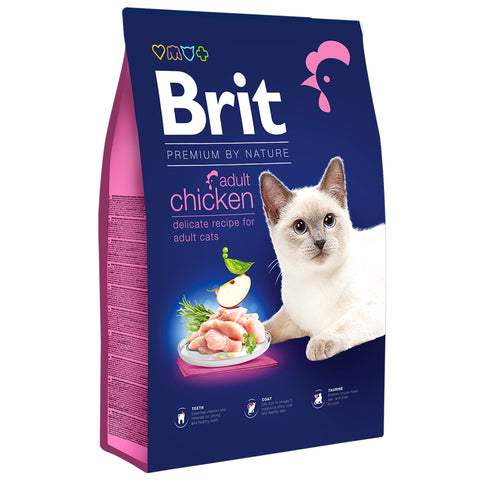 Brit Premium Cat Food with Chicken 1.5Kg