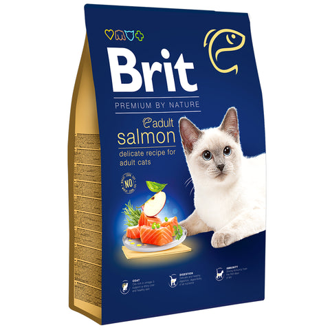 Brit Premium Cat Adult Salmon Food 1.5Kg