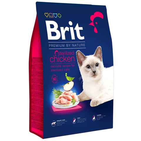 Brit Sterilized Cat Food Chicken Flavor 1.5Kg
