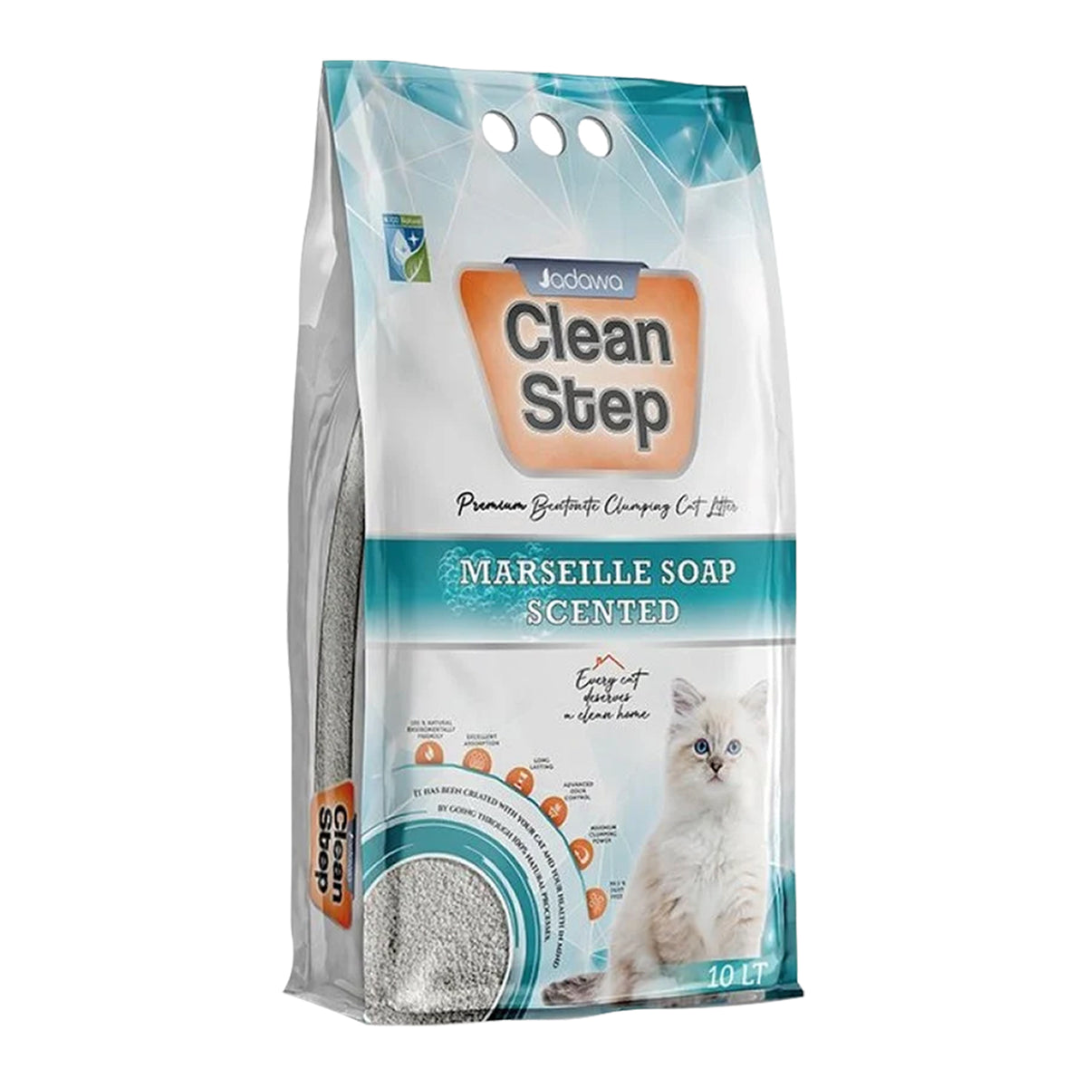 clean step with marseille soap 10L