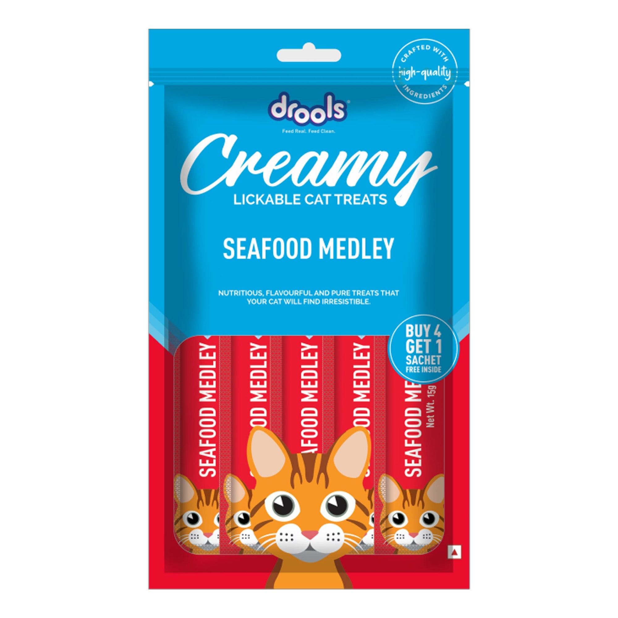 Drools Creamy Seafood Medley 5pcs Drools Creamy Seafood Medley 5pcs