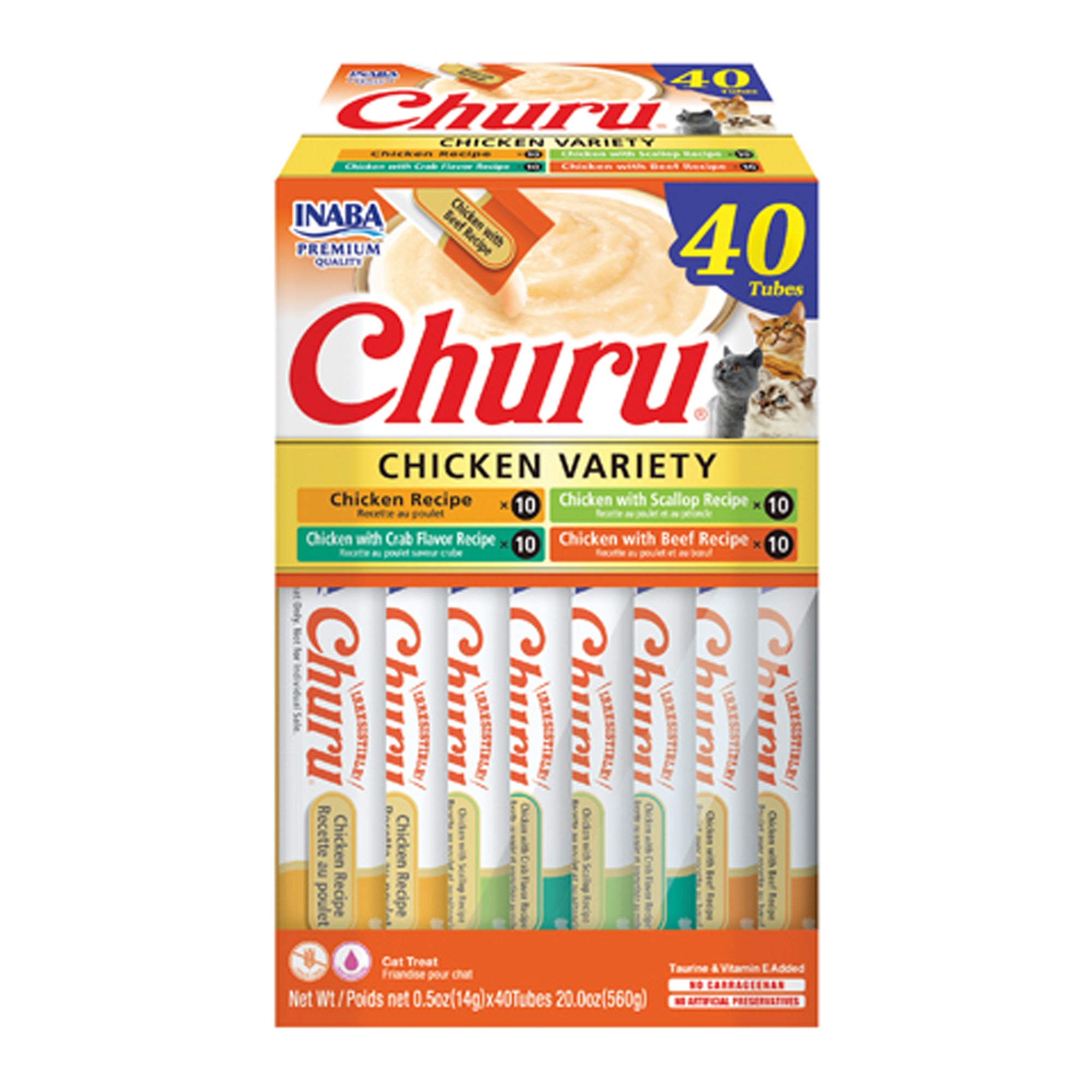 Inaba Churu 40 pcs Chicken Variety Box Inaba Churu 40 pcs Chicken Variety Box