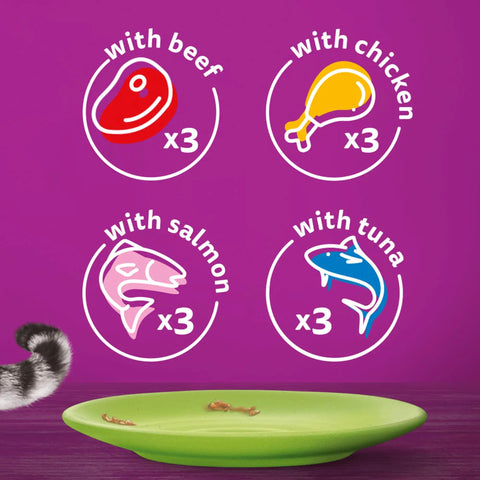 WHISKAS® TASTY MIX in Jelly X12pcs