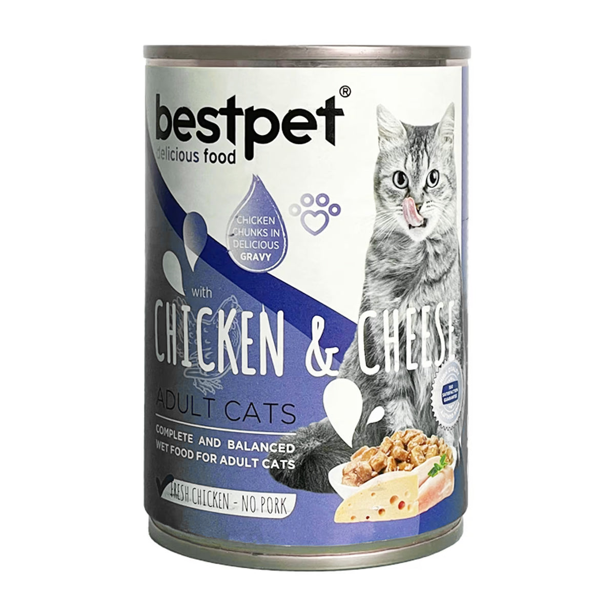 Bestpet Cat Food Chicken & Cheese 400g