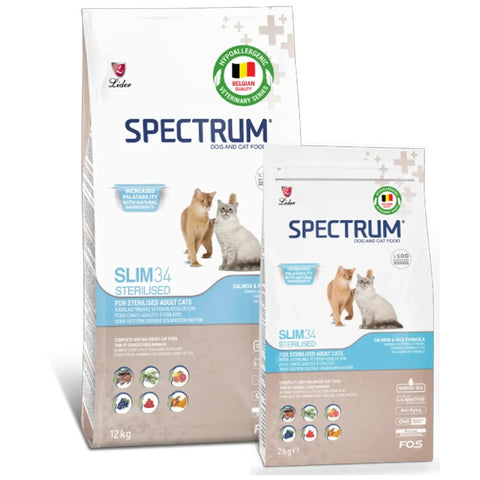 Spectrum Slim Sterilised Cat Food 2kg