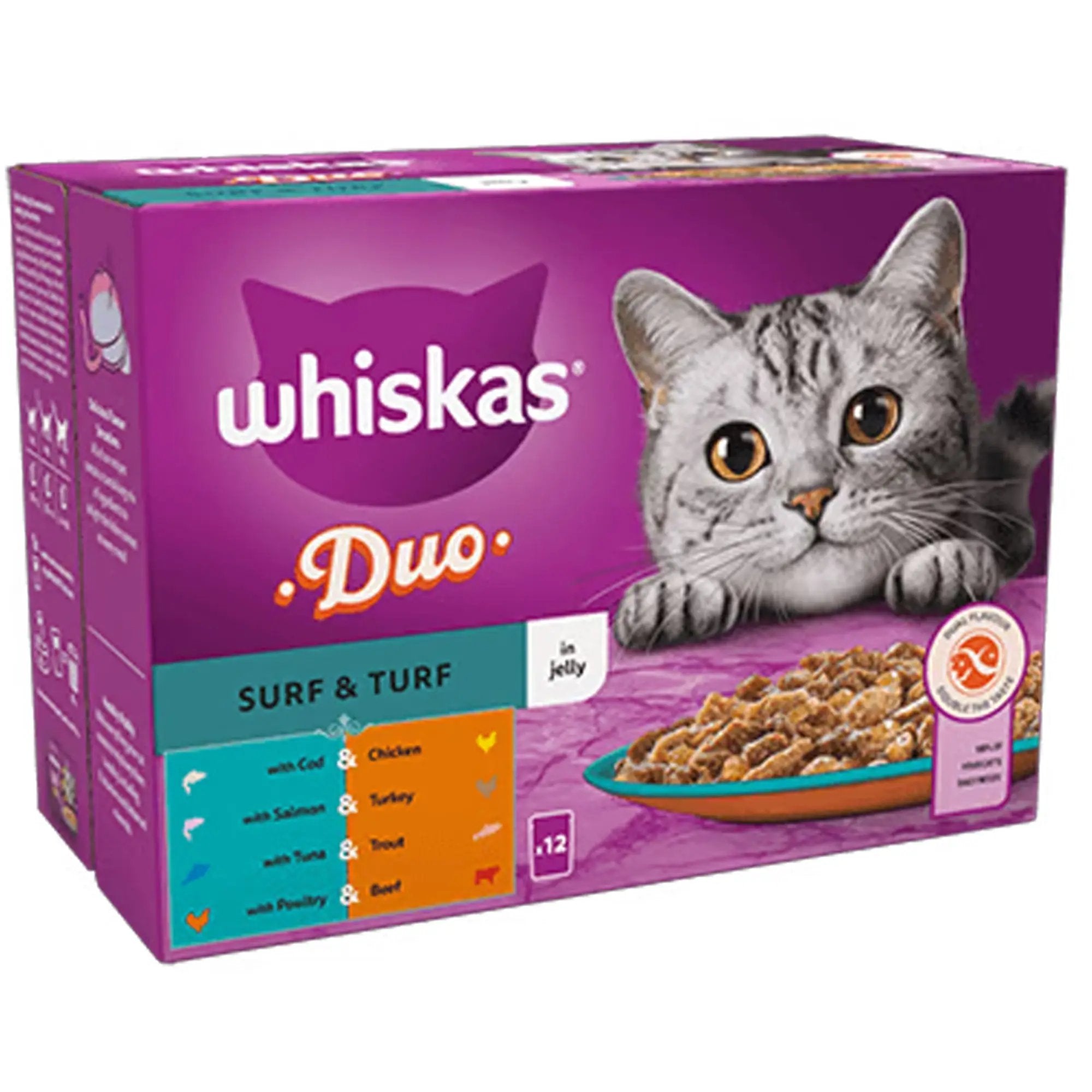 Whiskas Surf & Turf in Jelly 12x85g Whiskas Surf & Turf in Jelly 12x85g