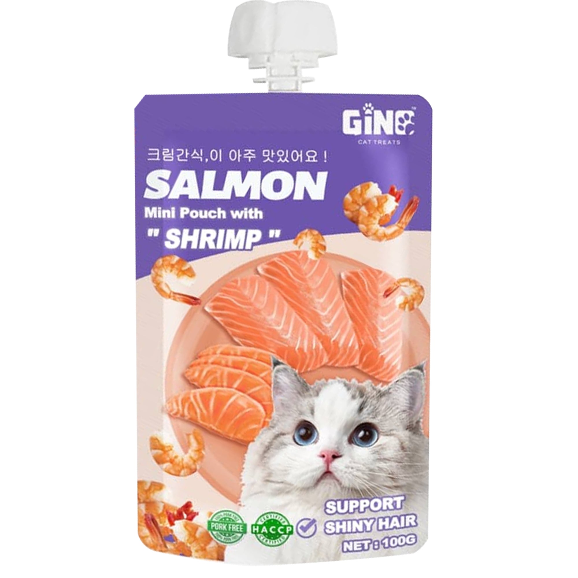 Gino Salmon Support Shiny Hair 100g Gino Salmon Support Shiny Hair 100g