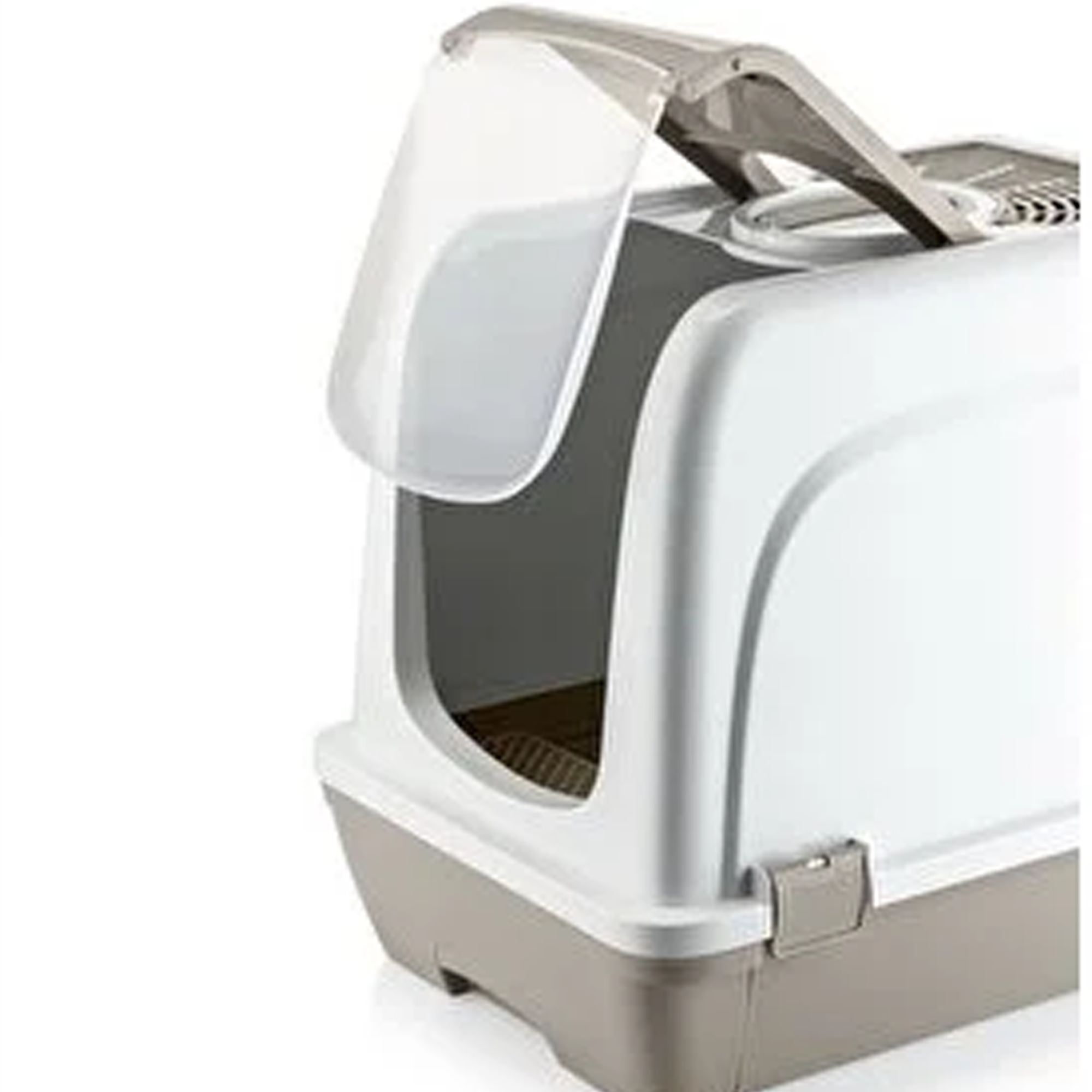 Litter Box Extra Large With Clear Door Flap Random Color Litter Box Extra Large With Clear Door Flap Random Color