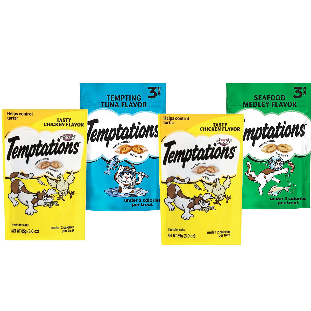 Temptations  60g 4 Bags