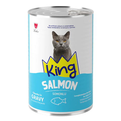 Nutritious King Cat Food Salmon 400g for Healthy Cats