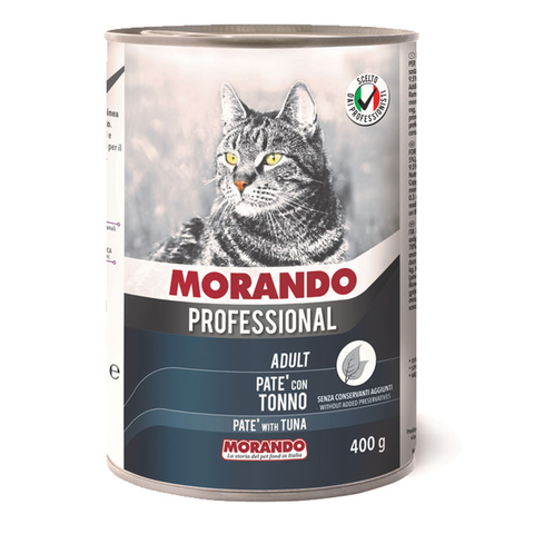 Morando ADULT PATÈ WITH TUNA 400g