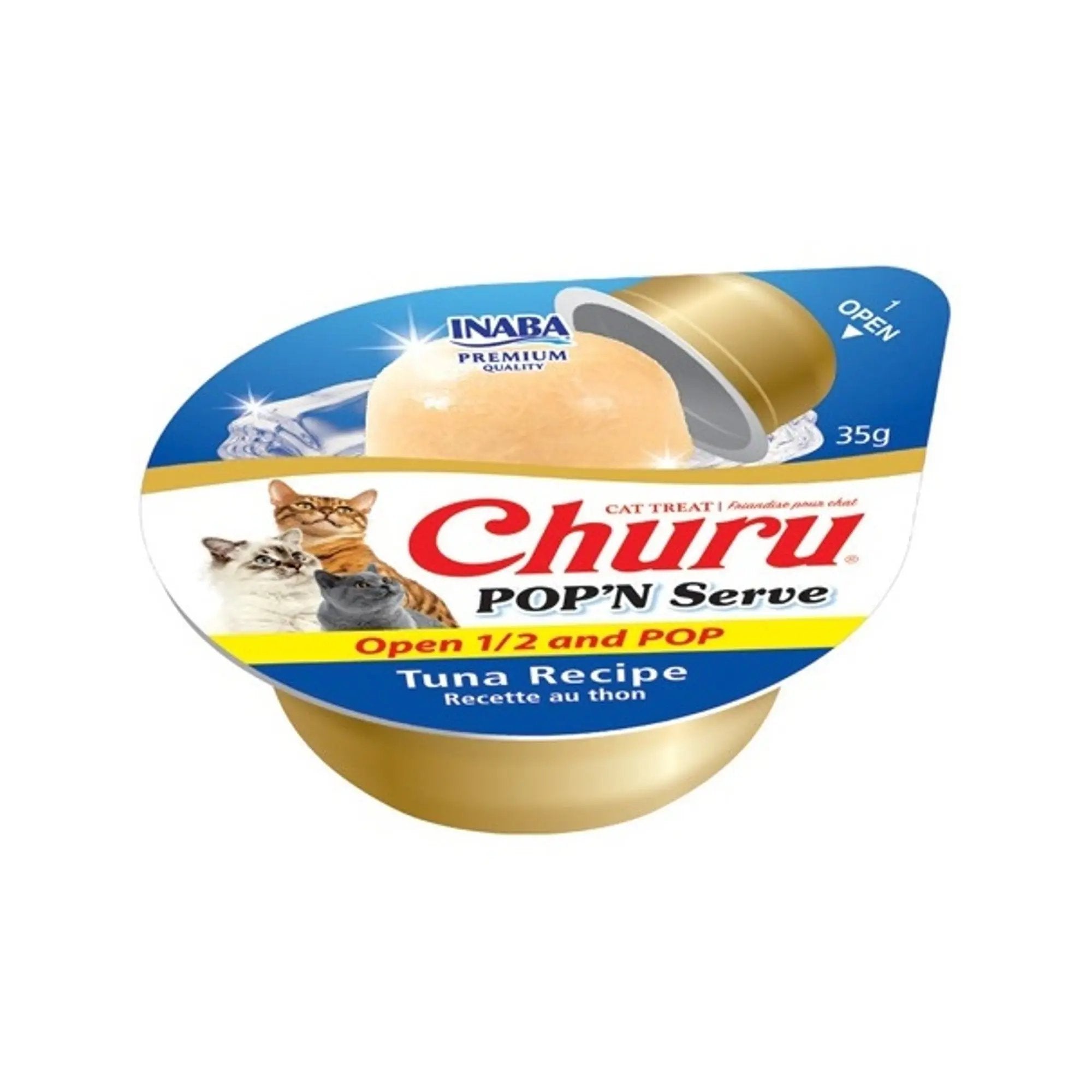 Inaba Churu POP'N Serve Tuna Recipe Cat Treat 2 pcs Inaba Churu POP'N Serve Tuna Recipe Cat Treat 2 pcs