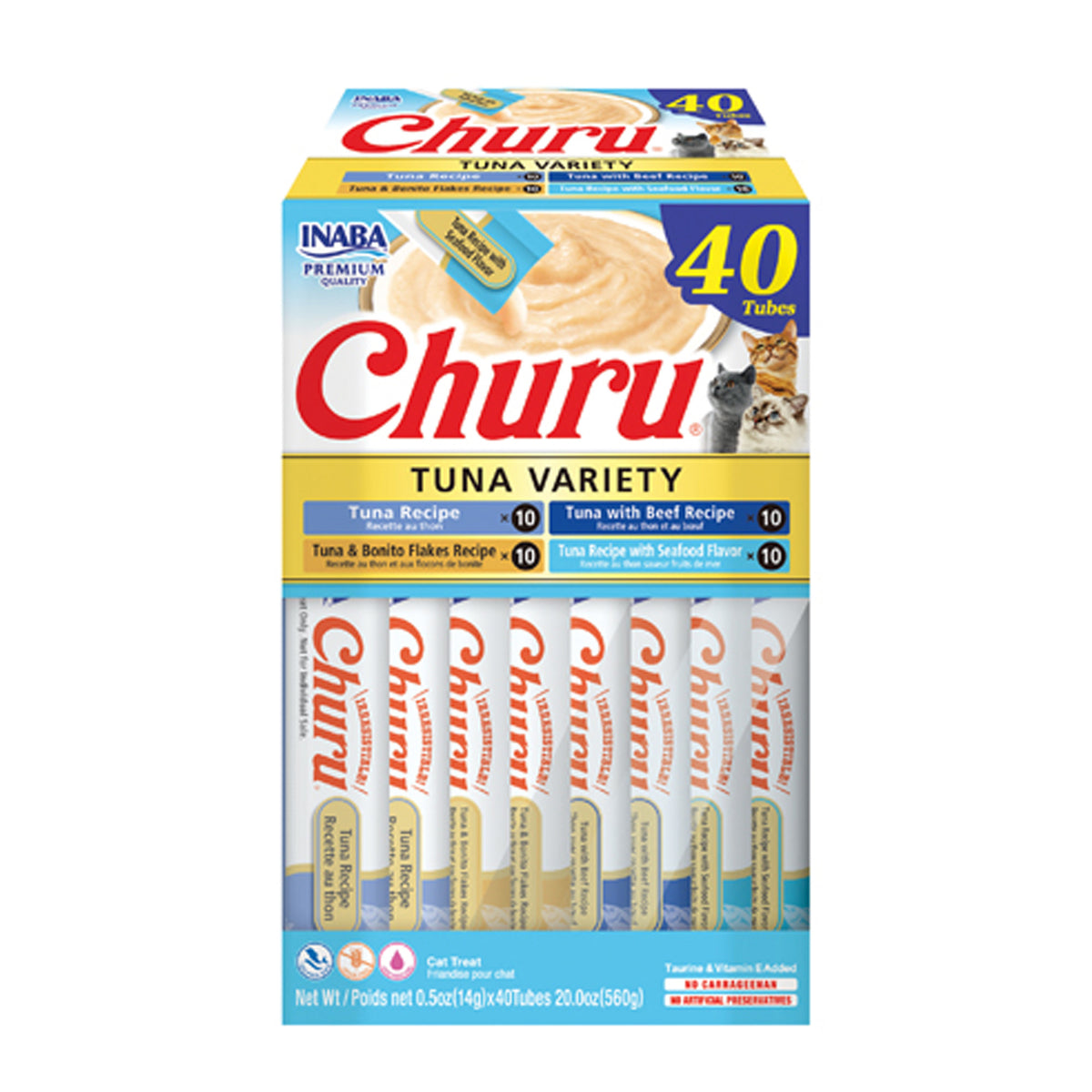 Inaba Churu 40 pcs Tuna Variety Box - Tuna Variety Box