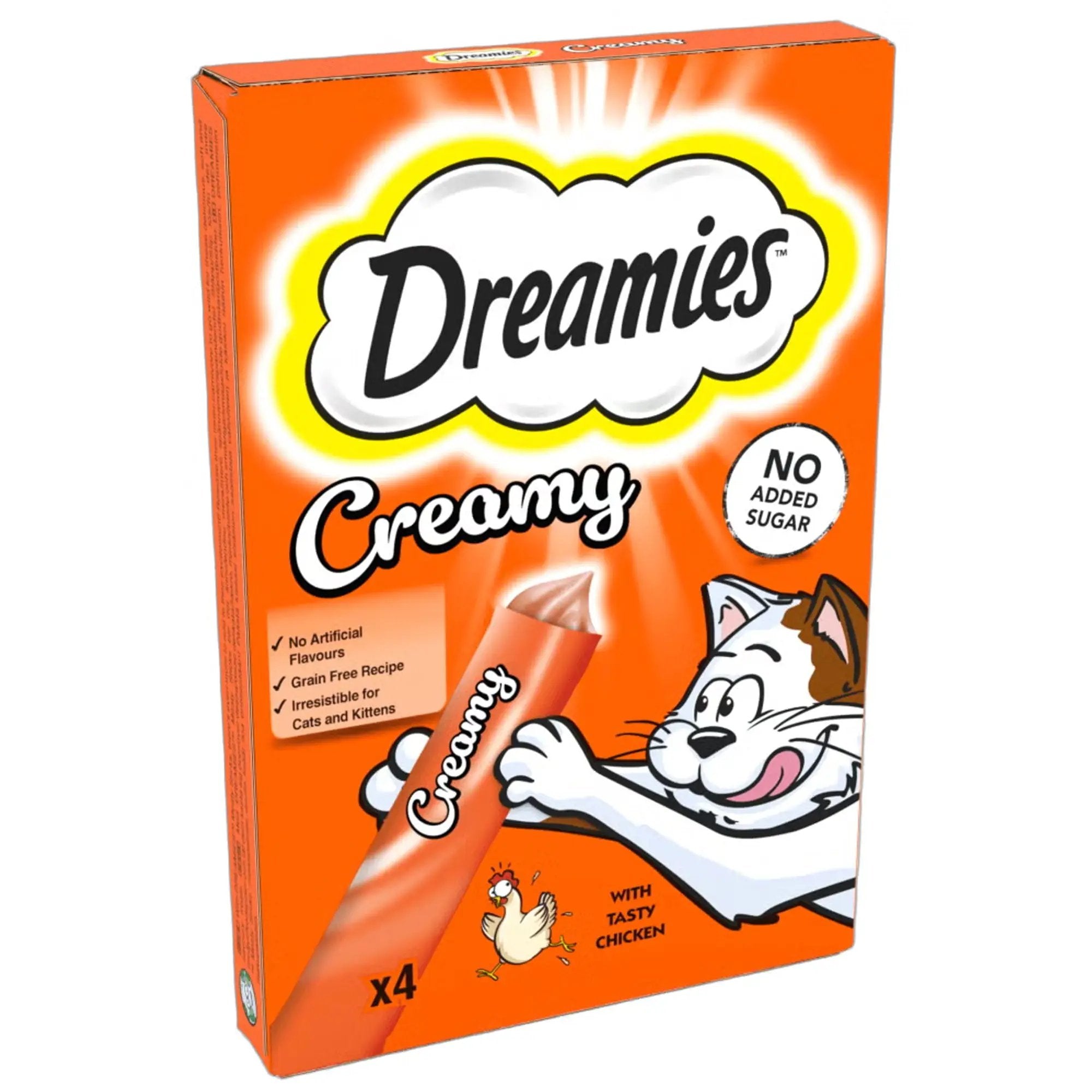 DREAMIES™ Creamy Snack Cat & Kitten Treat with Chicken 40g DREAMIES™ Creamy Snack Cat & Kitten Treat with Chicken 40g