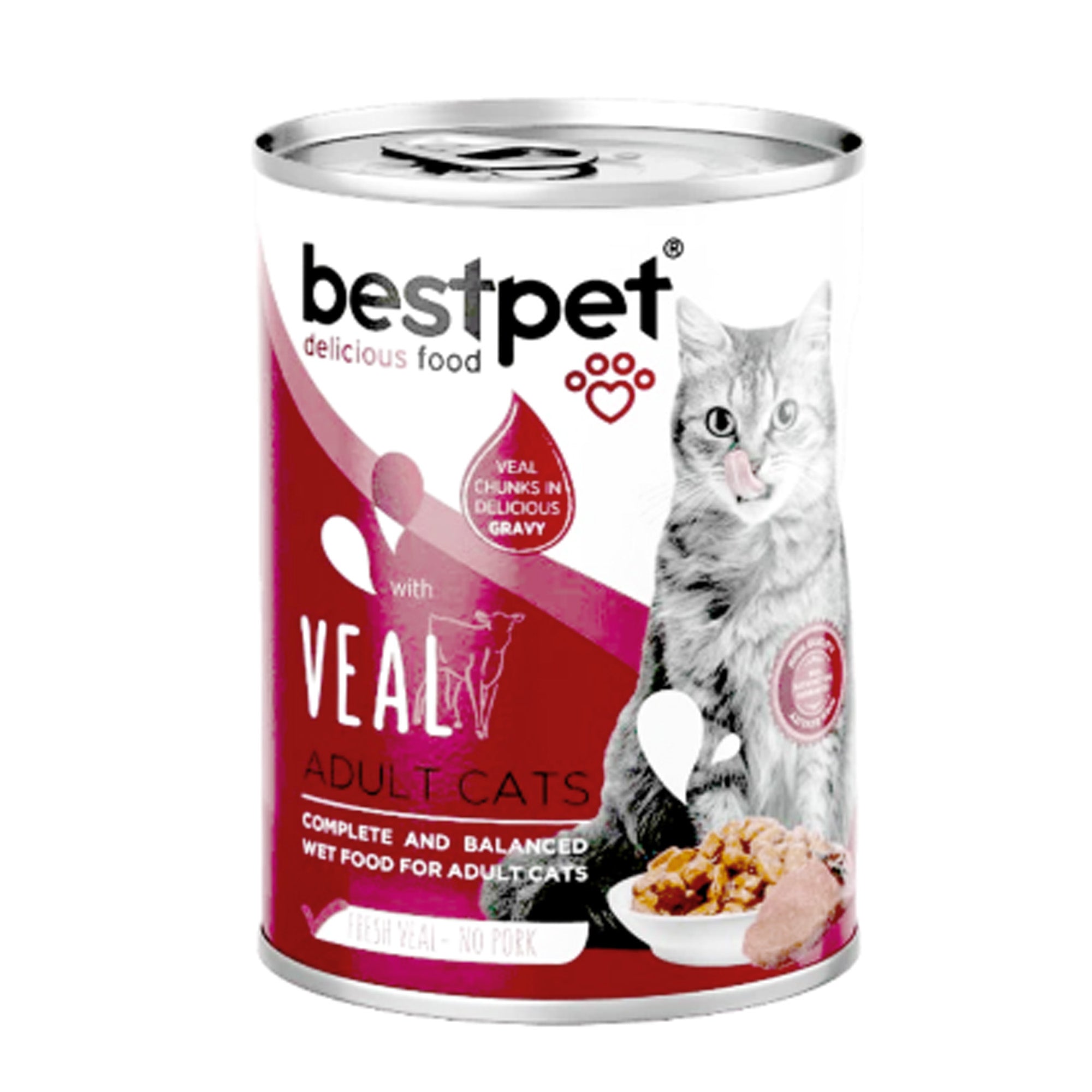 Bestpet Cat Food Veal 400g Bestpet Cat Food Veal 400g
