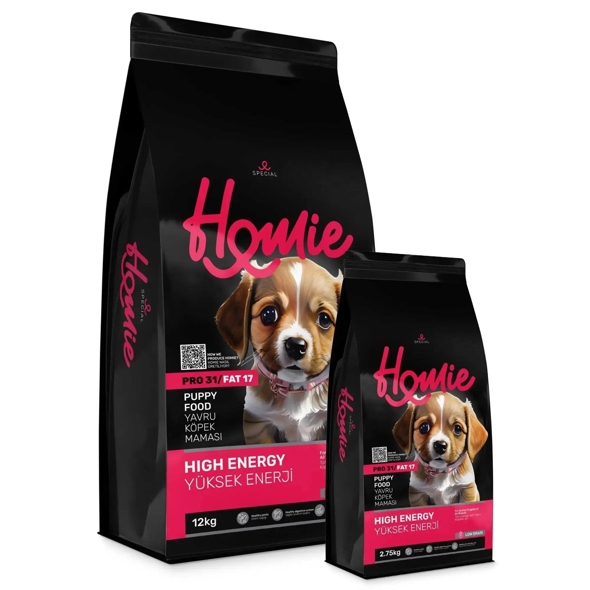 Homie Low Grain High Energy Chicken Puppy Food 2.75Kg Homie Low Grain High Energy Chicken Puppy Food 2.75Kg