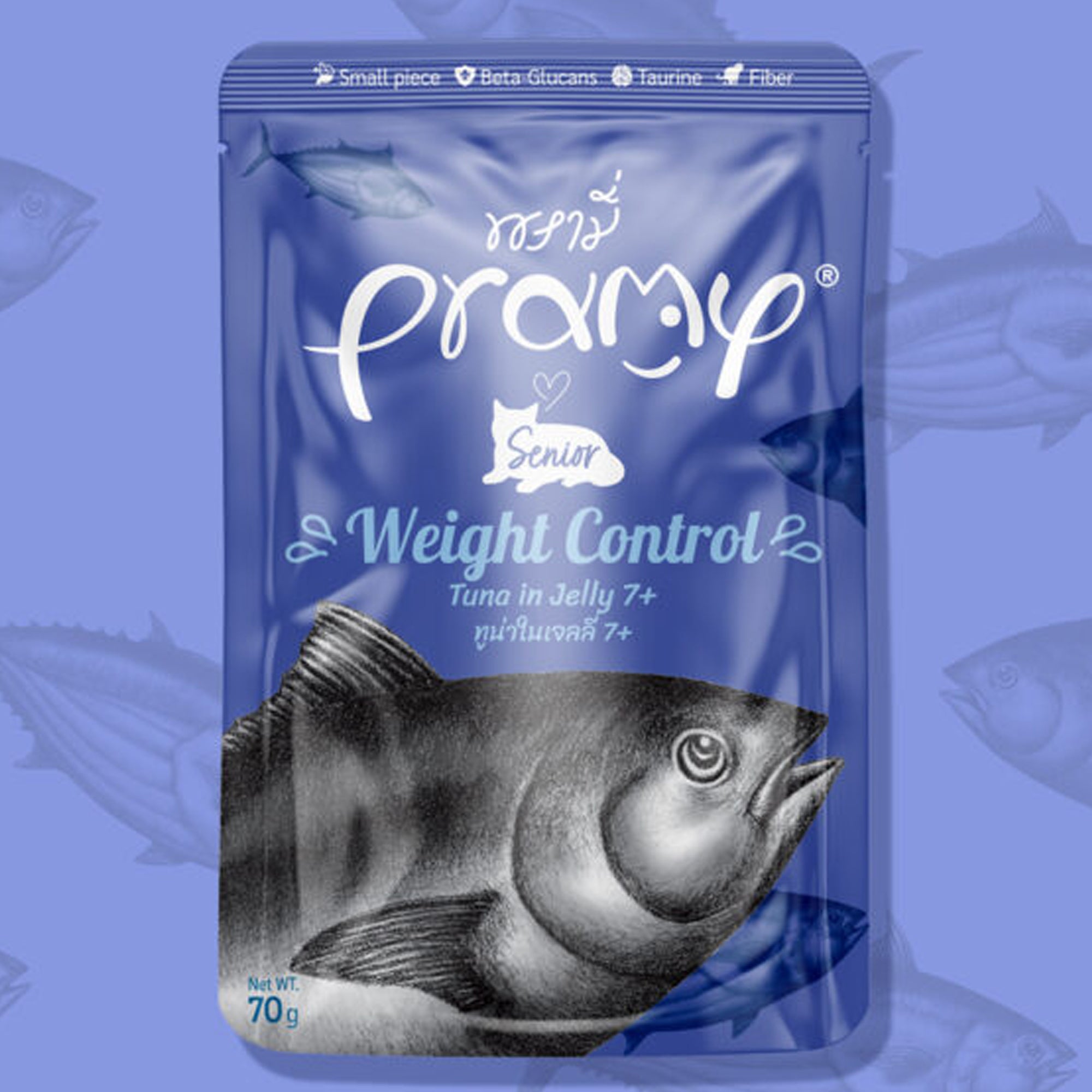Pramy Weight Control Tuna in Jelly 7+ Recipe 70g