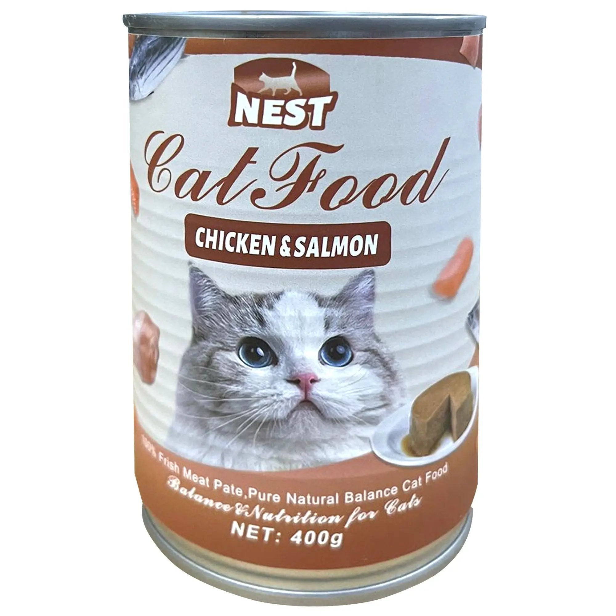 Nest Cat Food 400g Chicken & Salmon Pate Nest Cat Food 400g Chicken & Salmon Pate