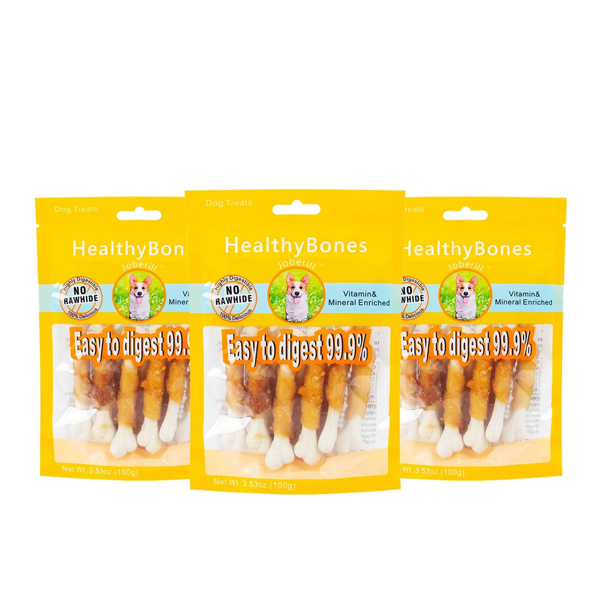 Healthy Bones Dog Treat 100g x3