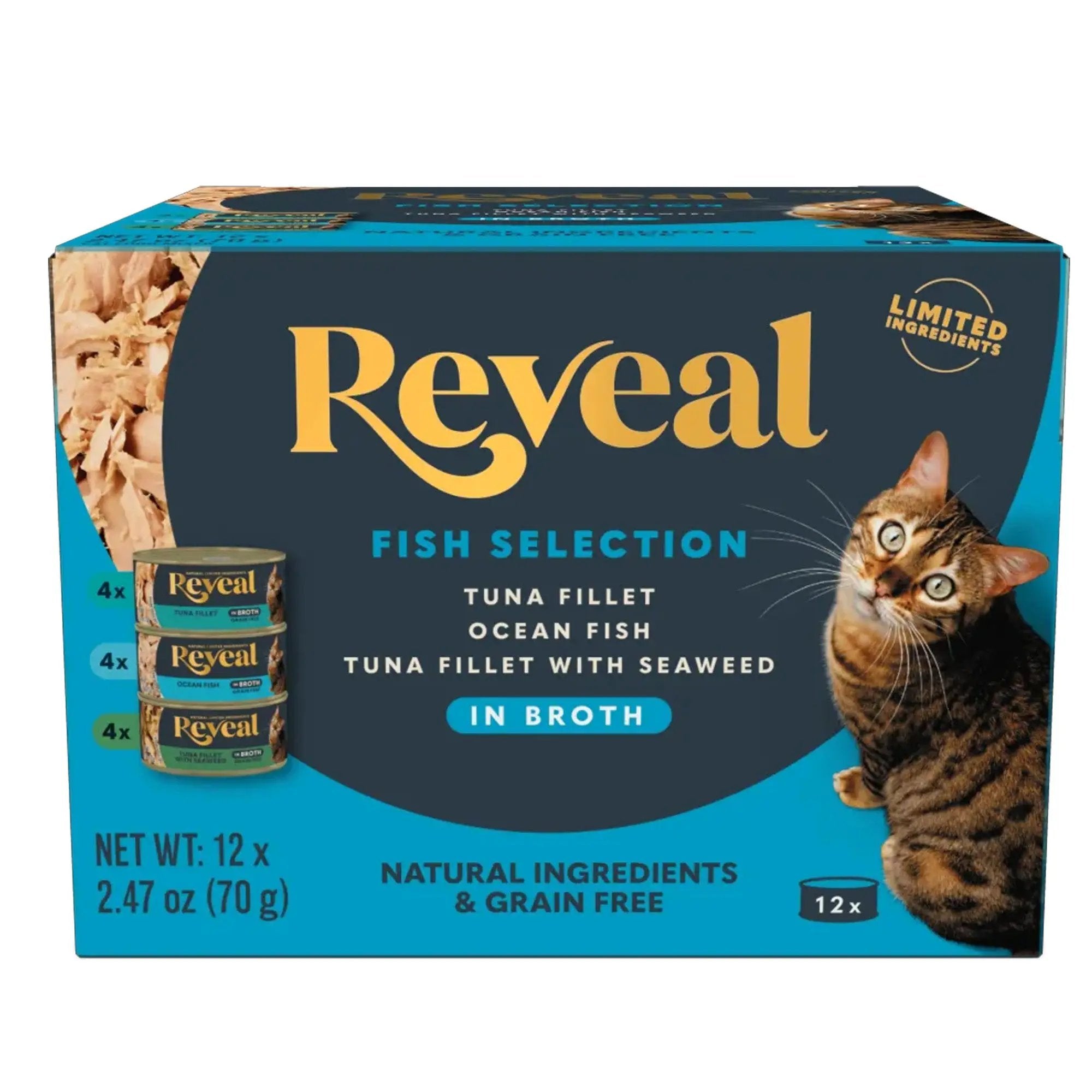 Reval Fish Selection in Broth 70g Reval Fish Selection in Broth 70g