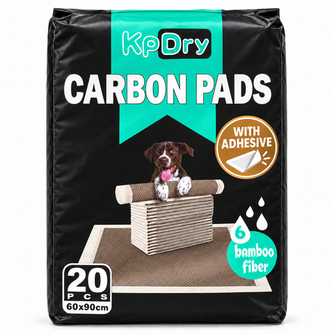 KpDry Carbon Pet Pads with adhesive 20 pieces 60x90cm