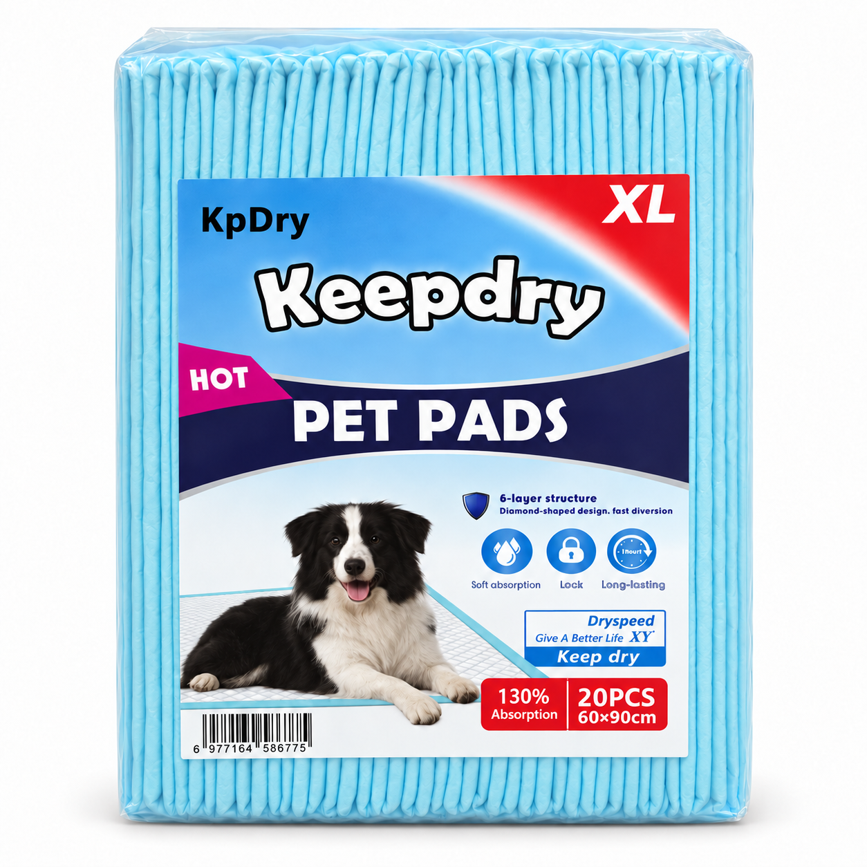 KpDry Hot Pet Pads XL 20 pieces 60x90cm