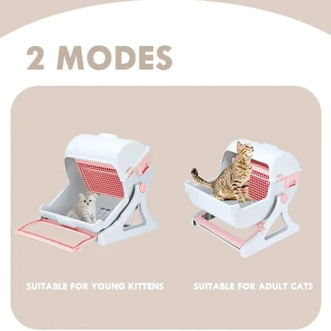 Semi Automatic Cat Litter Box