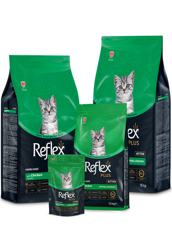 Reflex Plus Kitten Food with Chicken 1.5 kg - new packaging