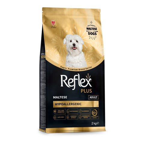 REFLEX PLUS Maltese Adult Hypoallergenic Dry Dog Food 2kg
