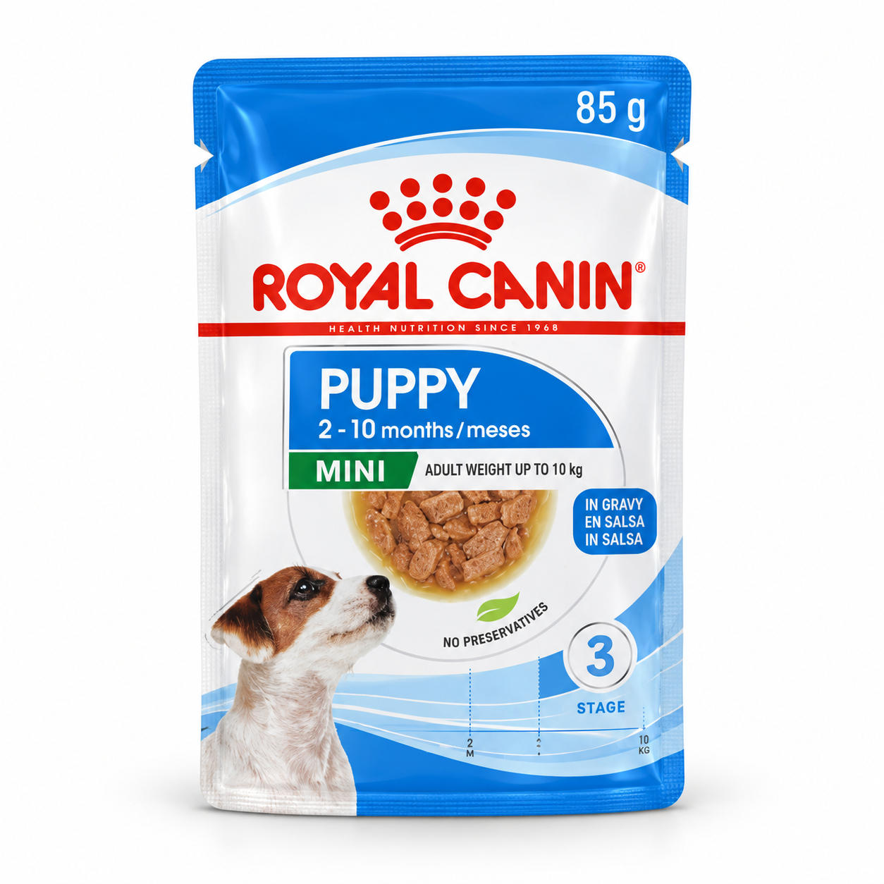 Royal Canin Mini Puppy in Gravy single 85g wet food pouch