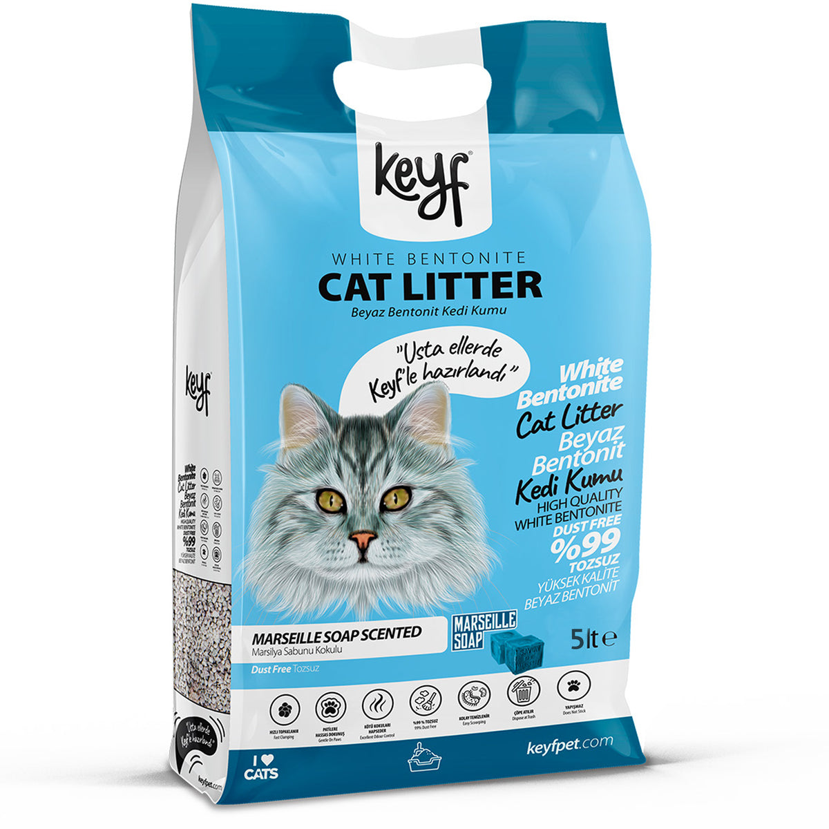 Keyf Cat Litter Saop 5L