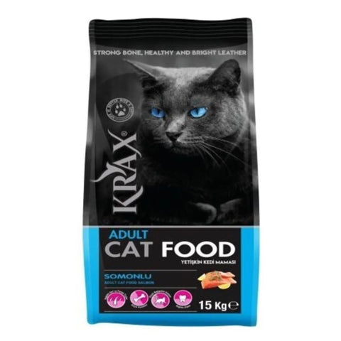 Krax Salmon Adult Cat Food 15kg