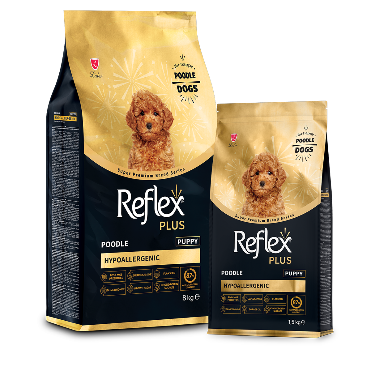 Reflex Plus Poodle Puppy Food 1.5Kg