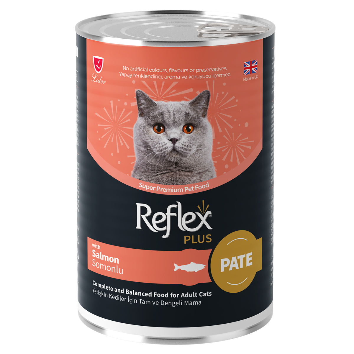 Reflex Plus Pate with Salmon Adult Cat Food