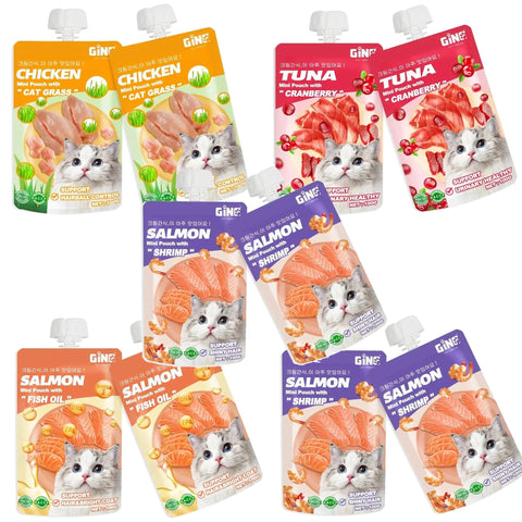 Gino Cat Treat 100g X10 Mix