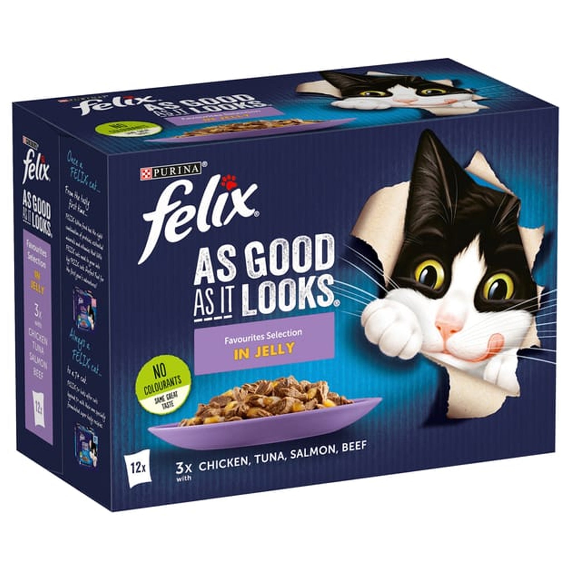 Felix Favourite Selection in Jelly 12x85g Felix Favourite Selection in Jelly 12x85g