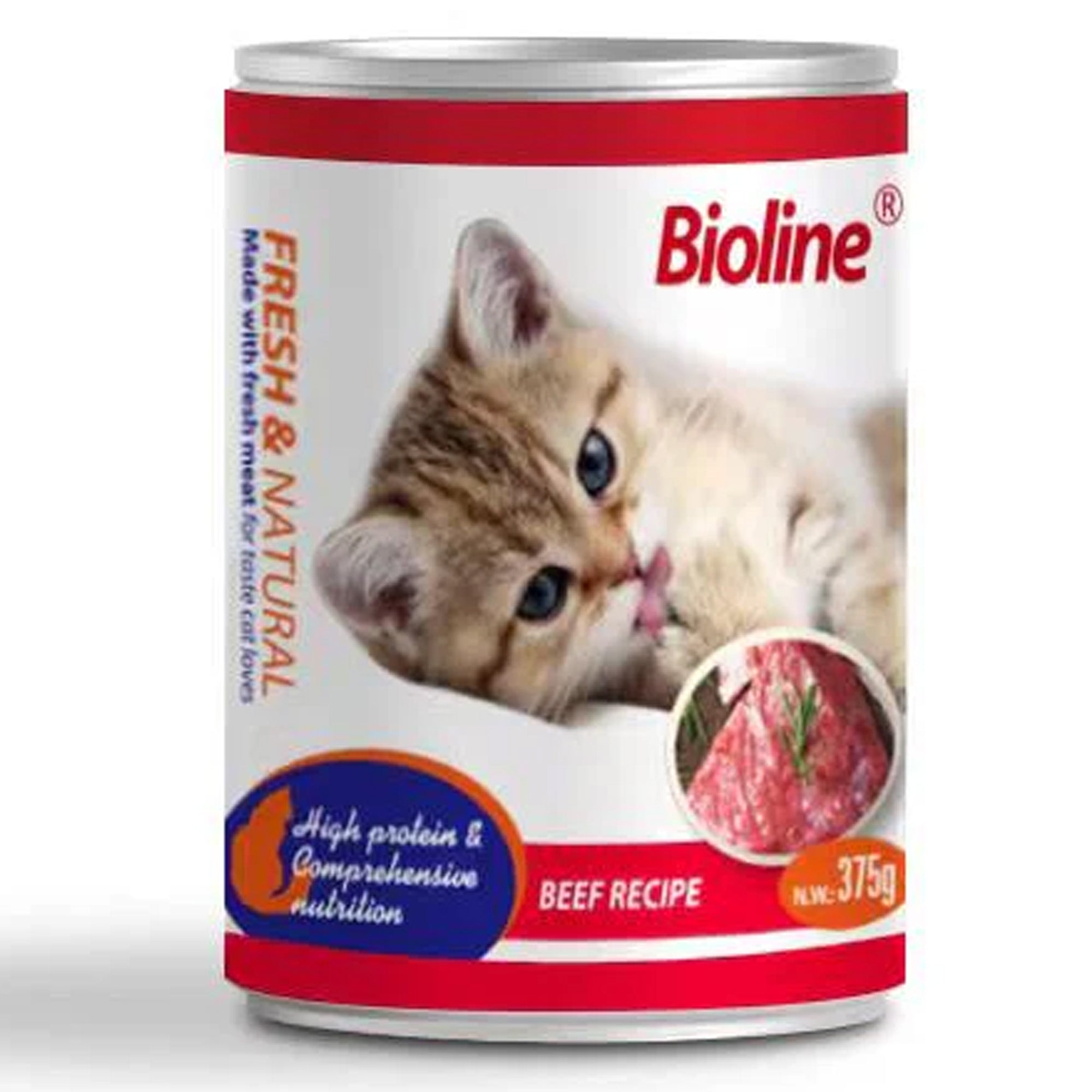 Bioline Cat Wet Food 375g Beef Bioline Cat Wet Food 375g Beef