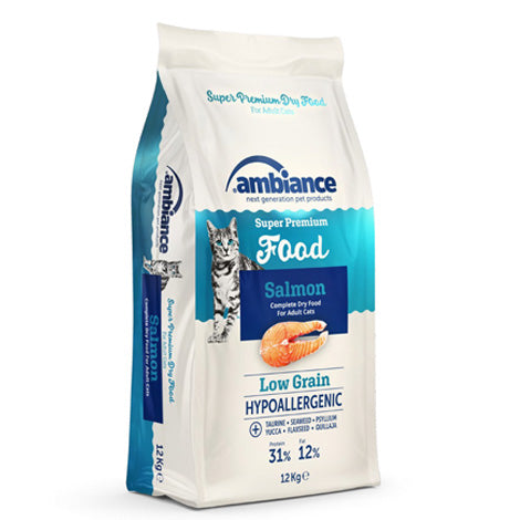 Ambiance Dry Food With Salmon For Adult Cats 12kg