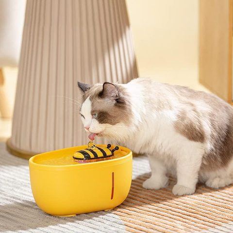 Cat Water Fountain Bee Shape 2L