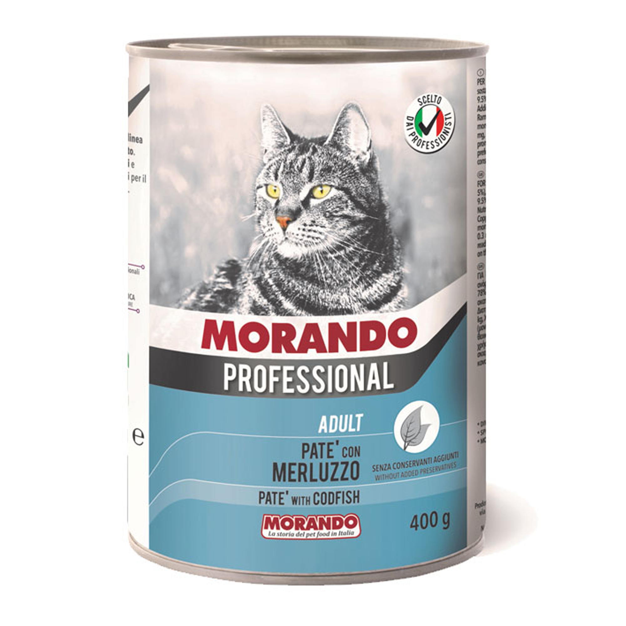 Morando ADULT PATÈ WITH CODFISH 400g Morando ADULT PATÈ WITH CODFISH 400g