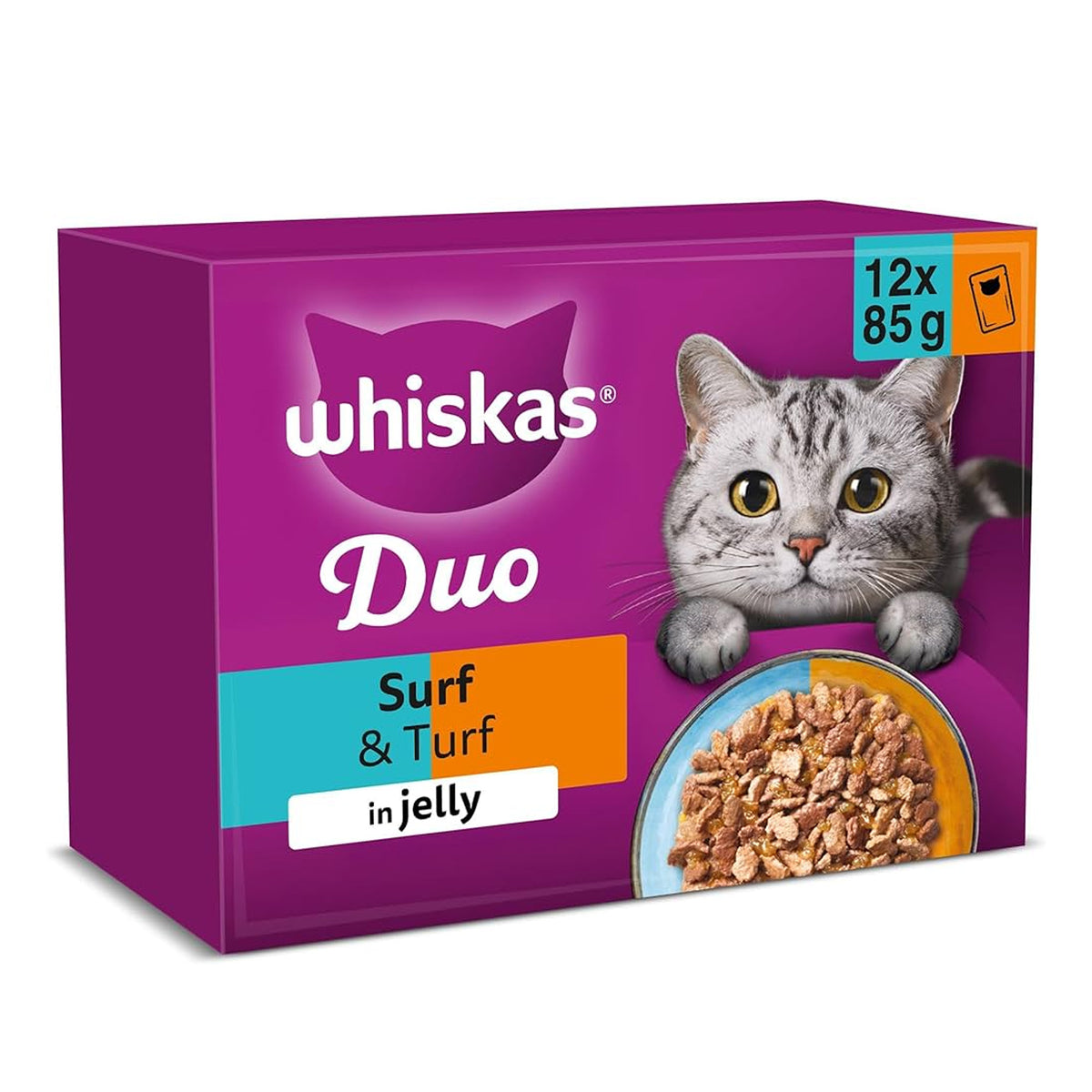 Whiskas Surf & Turf in Jelly 12x85g