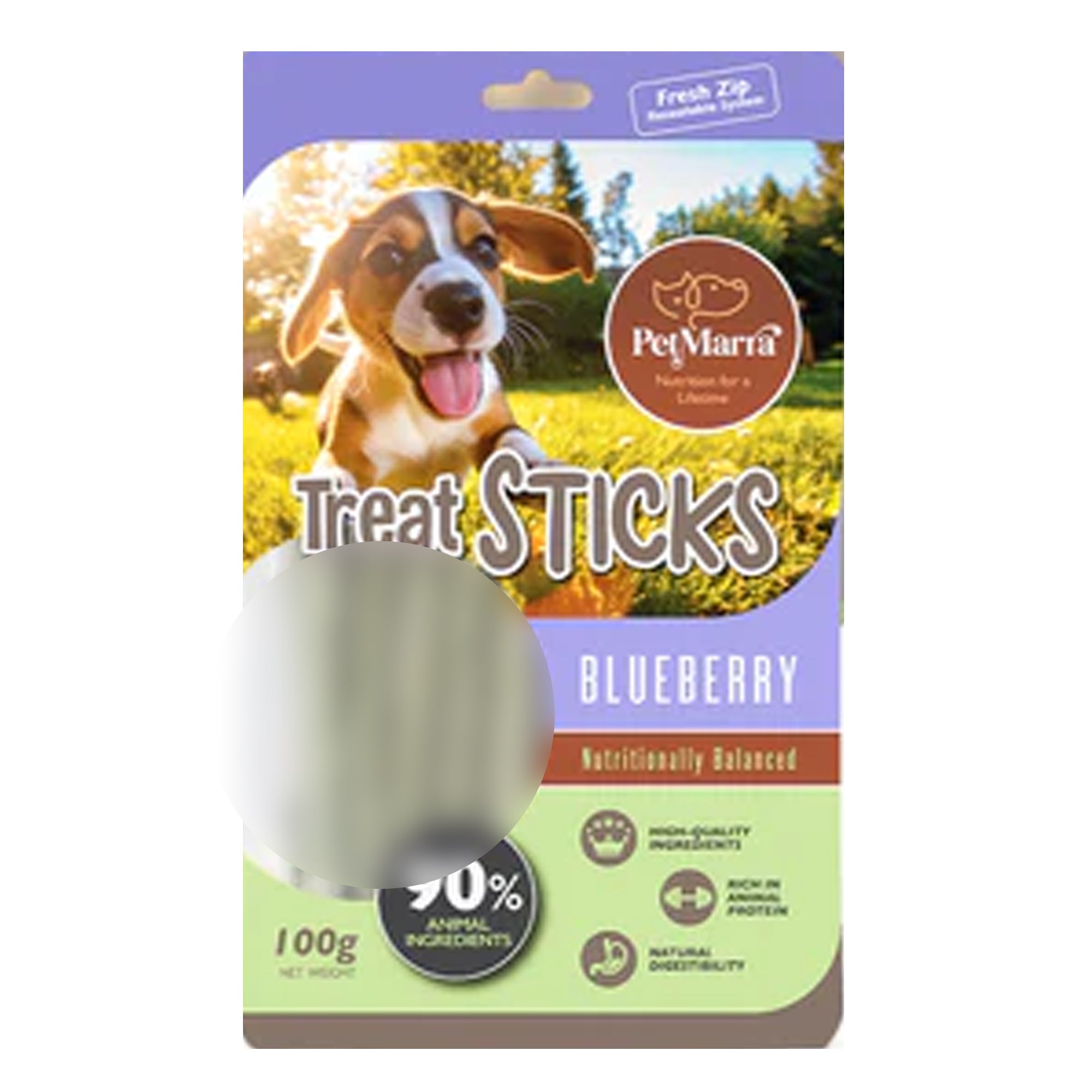Pet Marra Dog Treat Blue Berry 100g Pet Marra Dog Treat Blue Berry 100g