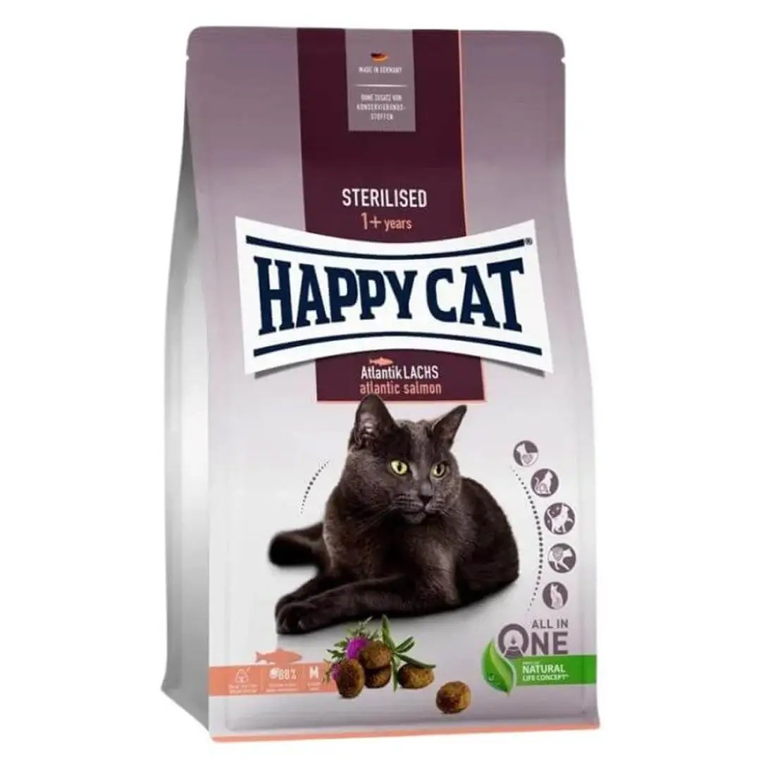 Happy Cat Adult Sterilised Atlantic Salmon 1.3 Kg Happy Cat Adult Sterilised Atlantic Salmon 1.3 Kg