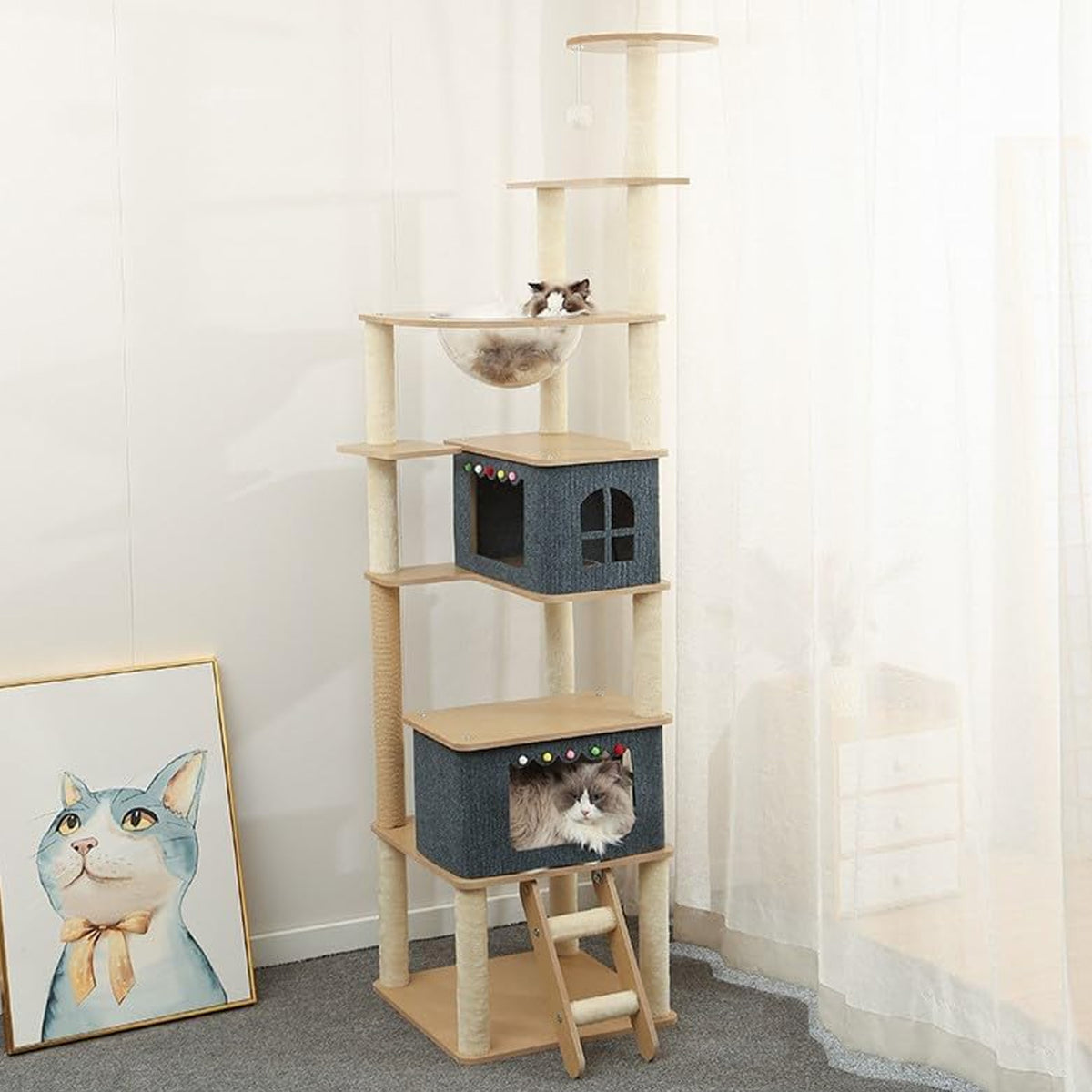 Cat Tower -68   194*48*48cm