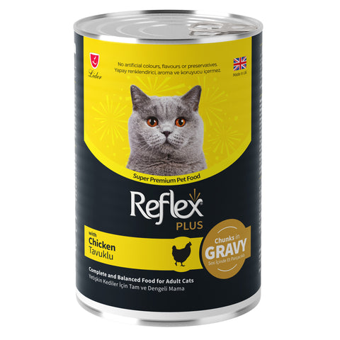 Reflex Plus Chunks in Gravy with Chicken Adult Cat Food