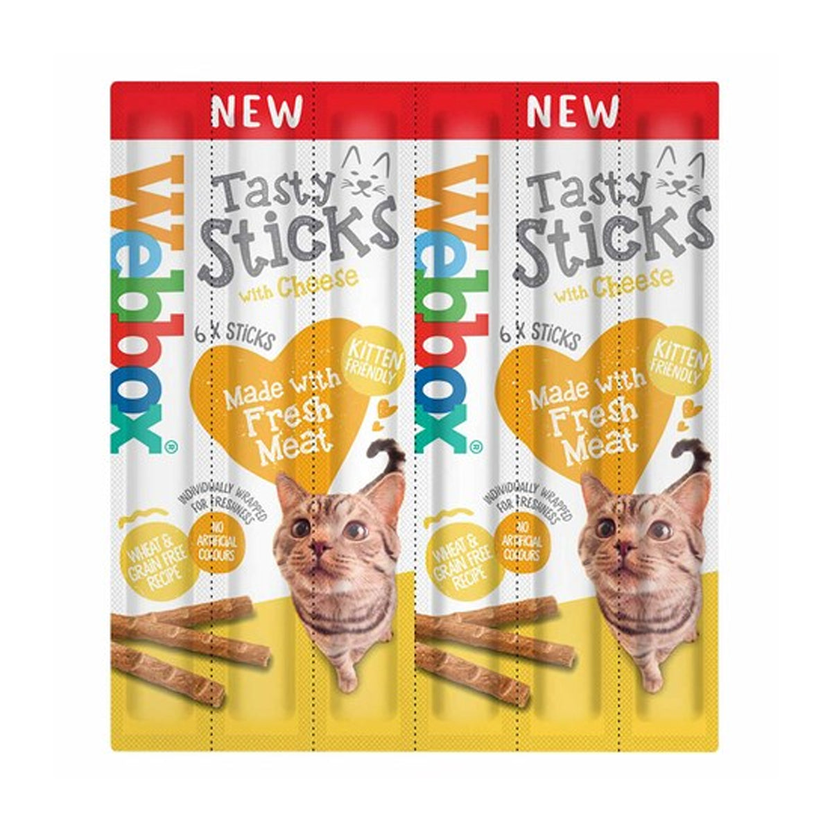 webbox tasty sticks Cheese 6pcs