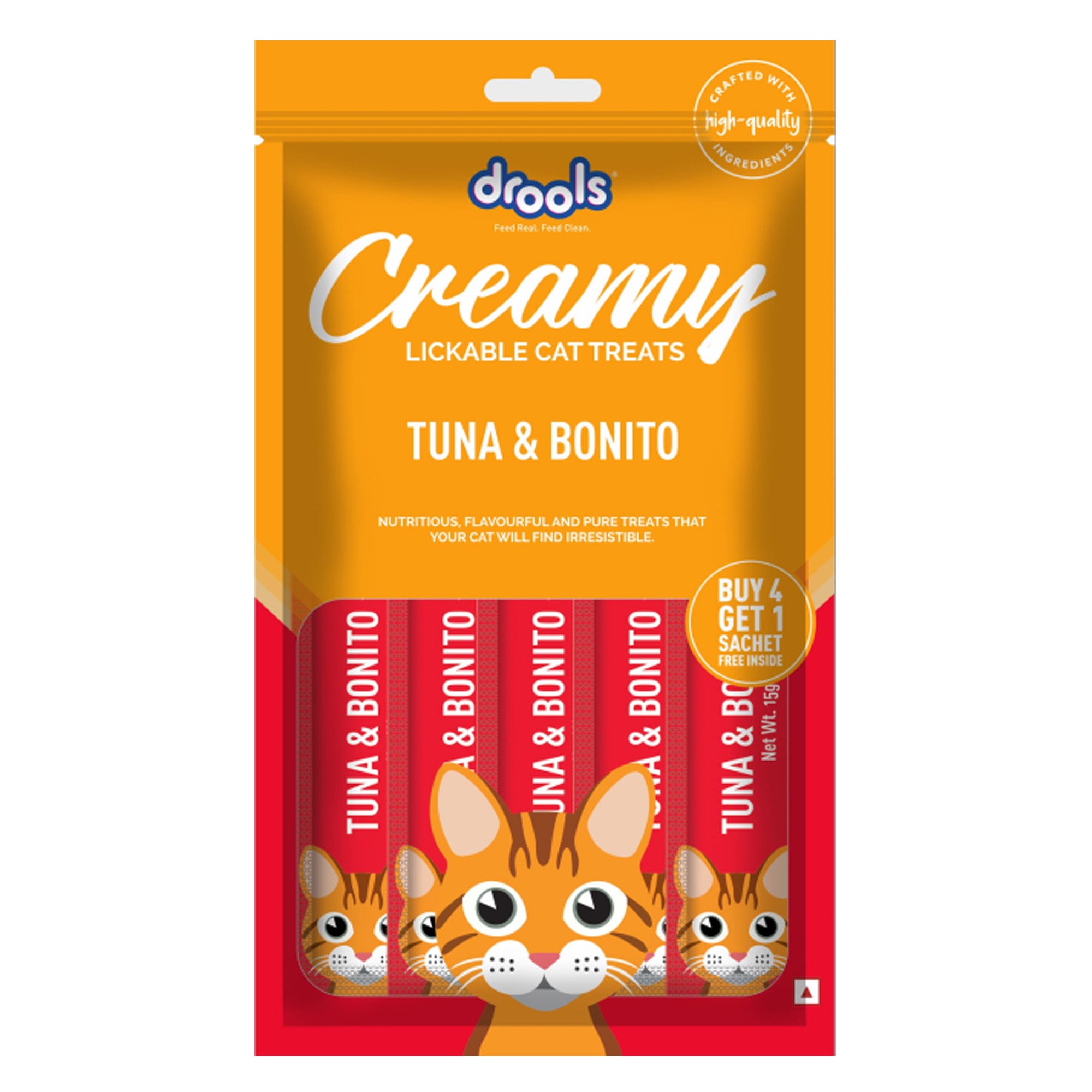 Drools Creamy Tuna and Bonito 5pcs Drools Creamy Tuna and Bonito 5pcs