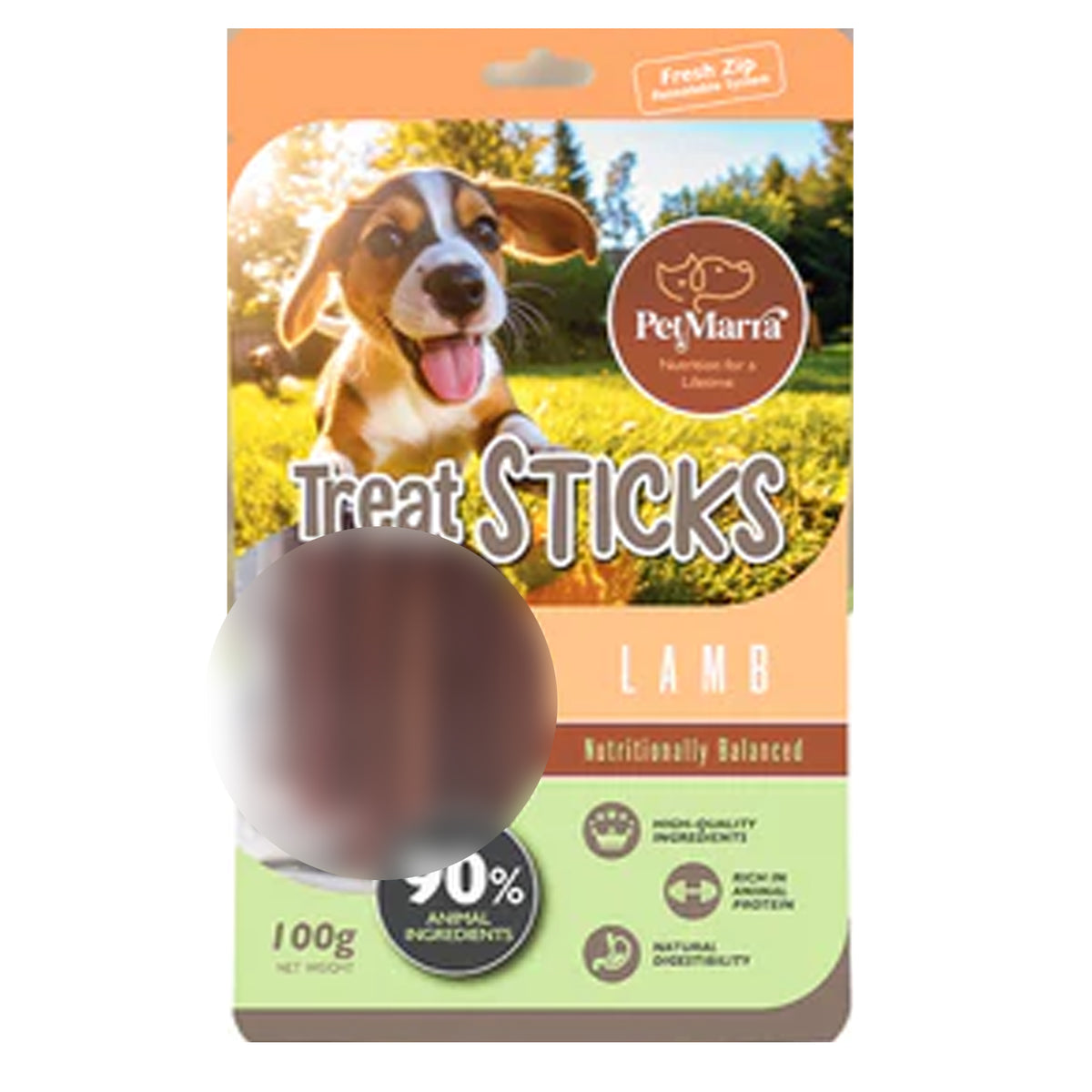 Pet Marra Dog Treat Lamb 100g